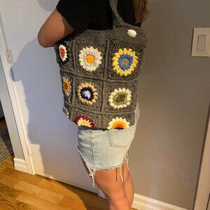 HANDMADE CROCHET BAG NWT !